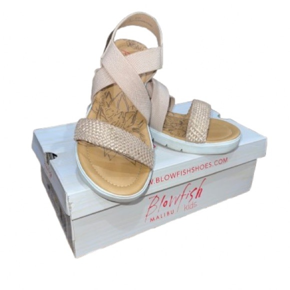 Blowfish Malibu Kids Girls BRIXY-K Sandals size 4 - Picture 1 of 10